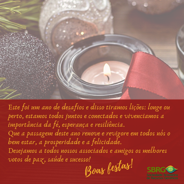 Mensagem Boas Festas! :: Sociedade Brasileira de Recursos Genéticos